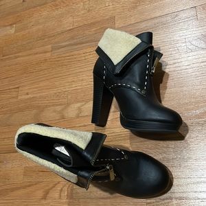 4.5 inch heeled boots
